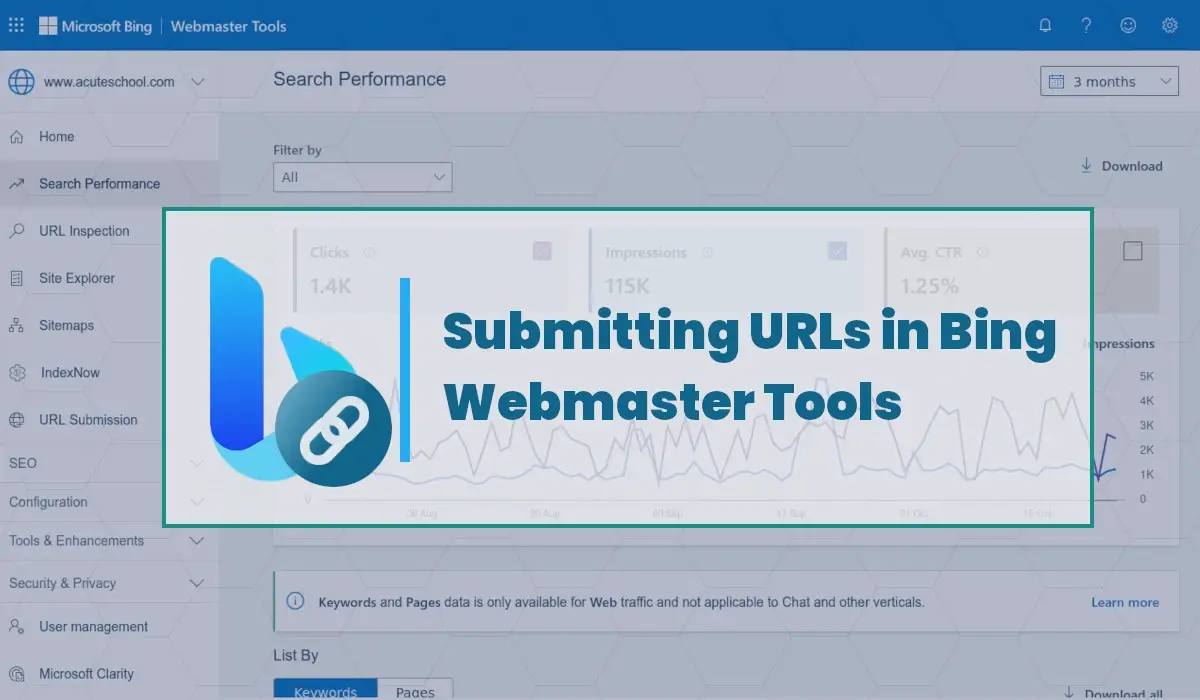 How to Submit a URL in Bing Webmaster Tools